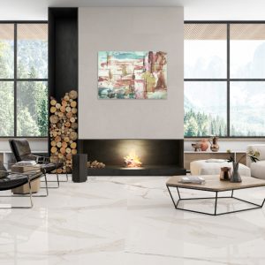 Porcelanato Esmaltado Statuario Golden 60 x 120cm